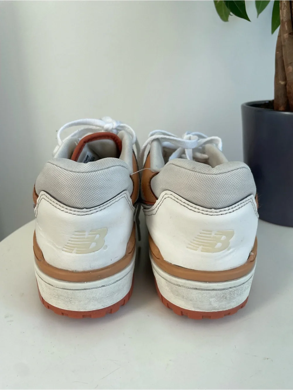 Women Size 8.5 New Balance 550 Au Lait Orange Shoes
